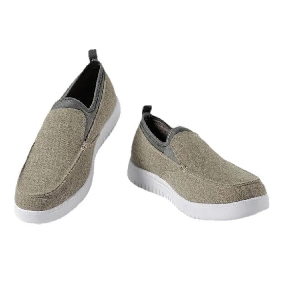 Mens 10 Casual Slip On Loafer Shoes Comfort Lightweight Flats Walking Sneakers